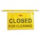 Rubbermaid Commercial Closed For Cleaning, 50 in W x 13 in H FG9S1500YEL - alternate 1